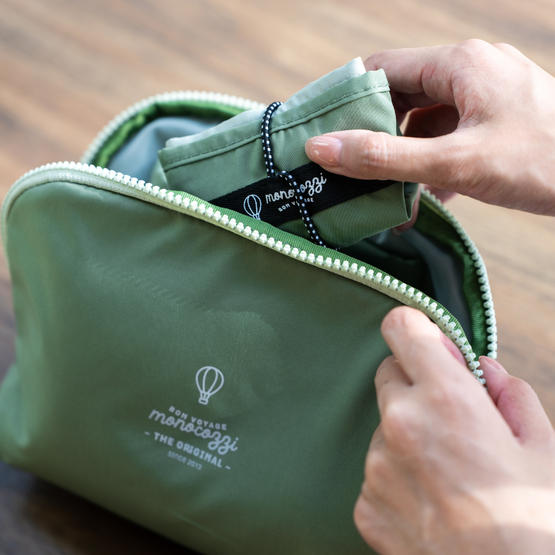 Bon Voyage ｜4 in 1 Travel Set  (Apparel Bags, Shoe Bag,  Skin Care Pouch) - Olive
