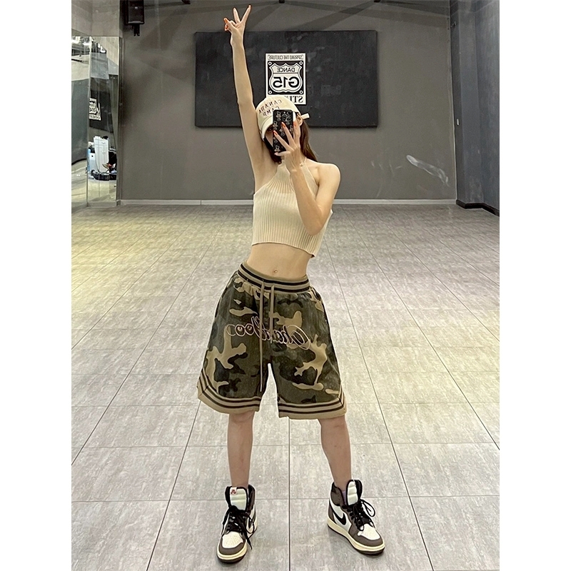 『RB』美式復古迷彩球褲