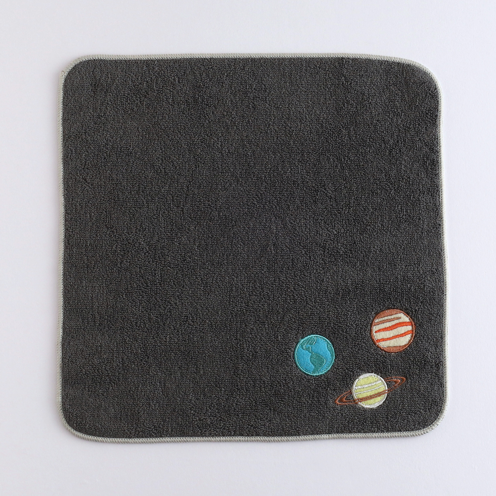 行星科學 刺繡小手帕 |日本STUDY HOLIC