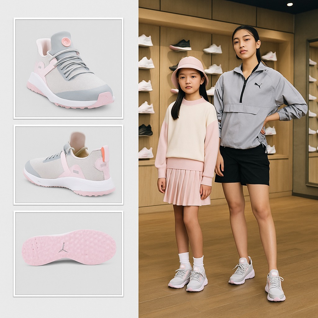【預購】PUMA GOLF Fusion Evo Junior G073008 童裝運動鞋