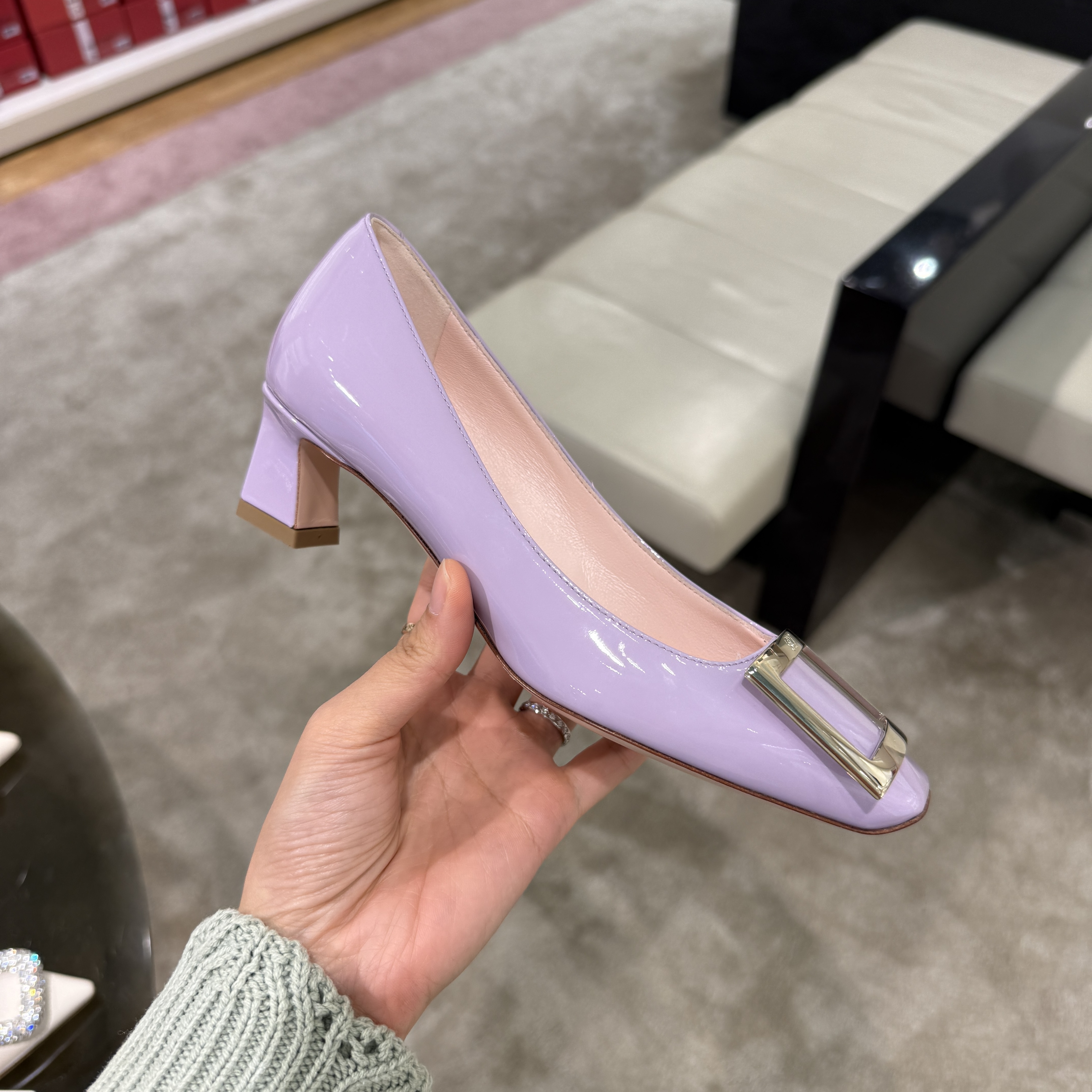 Roger Vivier RV Dec Trompette 45mm Heels Pink