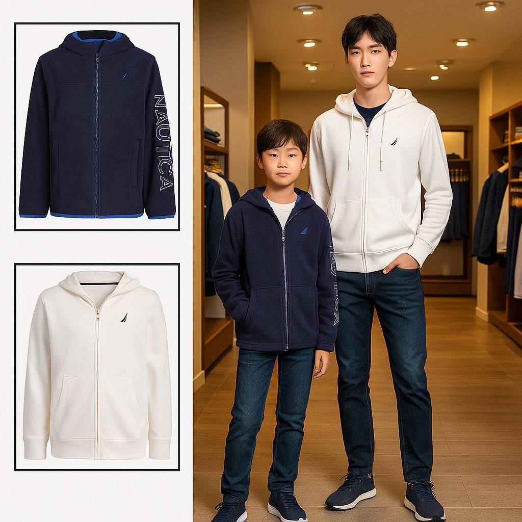 【預購】Nautica Zip Up G073014 童裝絨外套