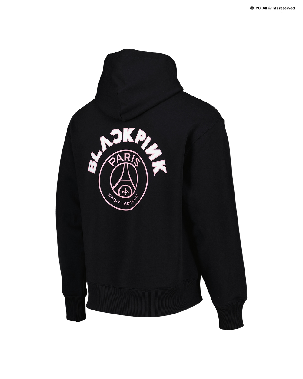 PARIS SAINT-GERMAIN F.C. x BLACKPINK HOODIE BLACK 巴黎聖日耳曼足球俱樂部 聯名黑色帽T