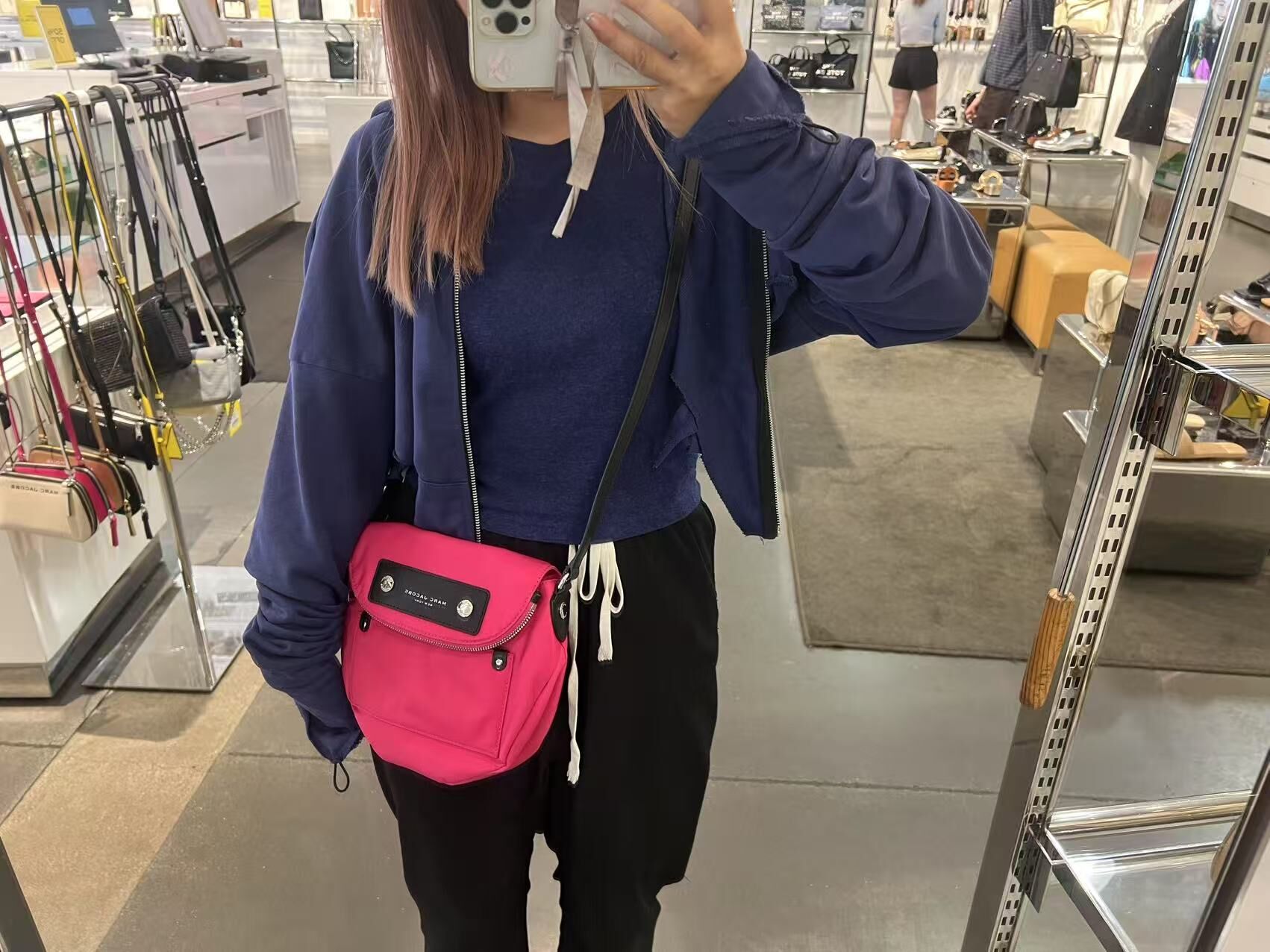 【預購】Marc Jacobs G073016 翻蓋尼龍斜咩袋