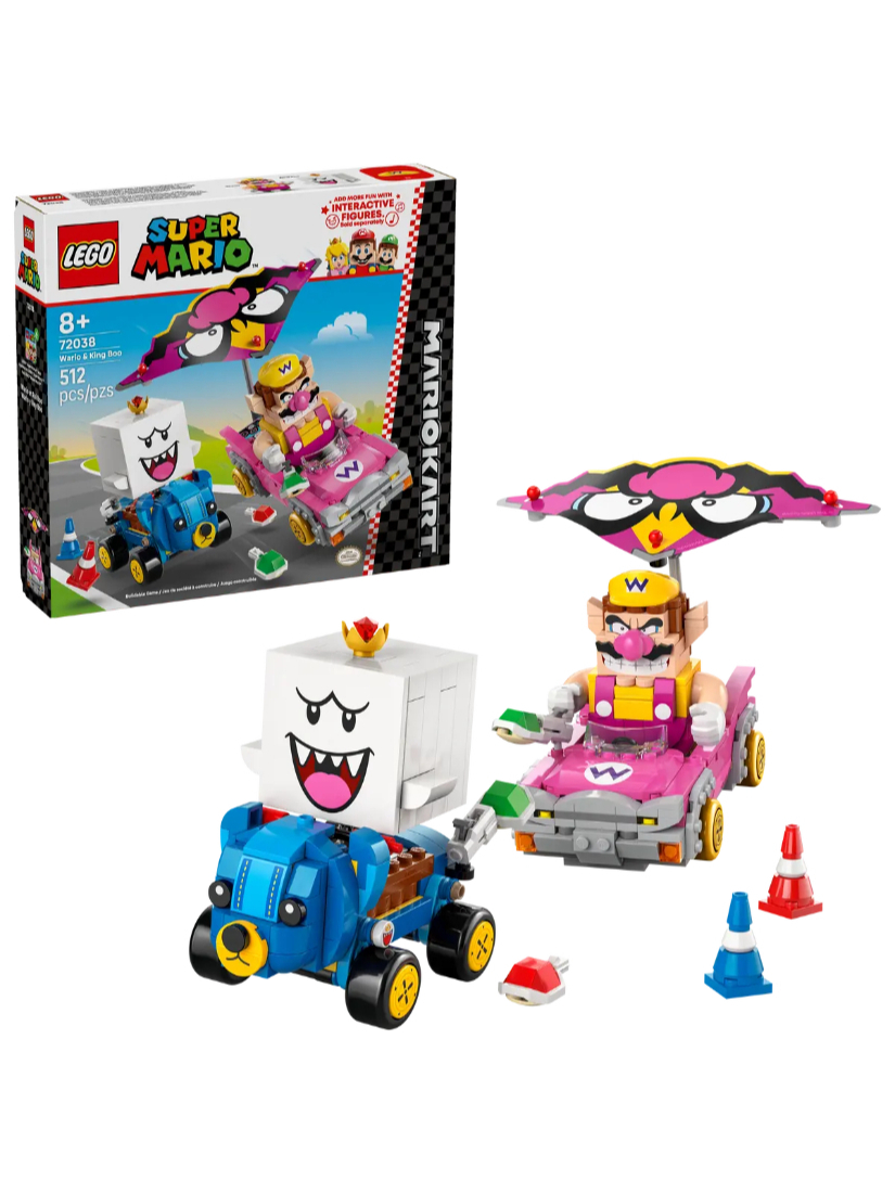 LEGO 72038 瑪利歐賽車™ - 瓦利歐與害羞幽靈王