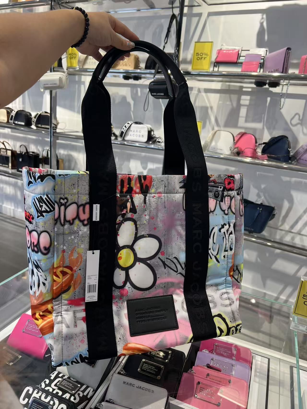 【預購】Marc Jacobs G073019 塗鴉tote包包