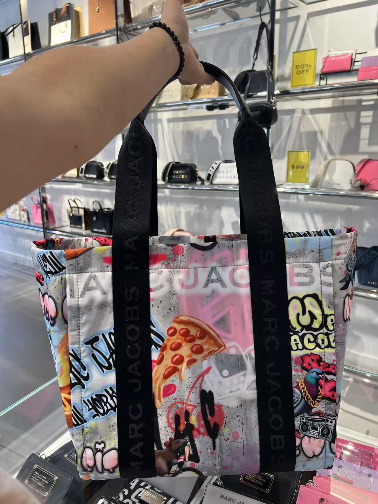 【預購】Marc Jacobs G073019 塗鴉tote包包