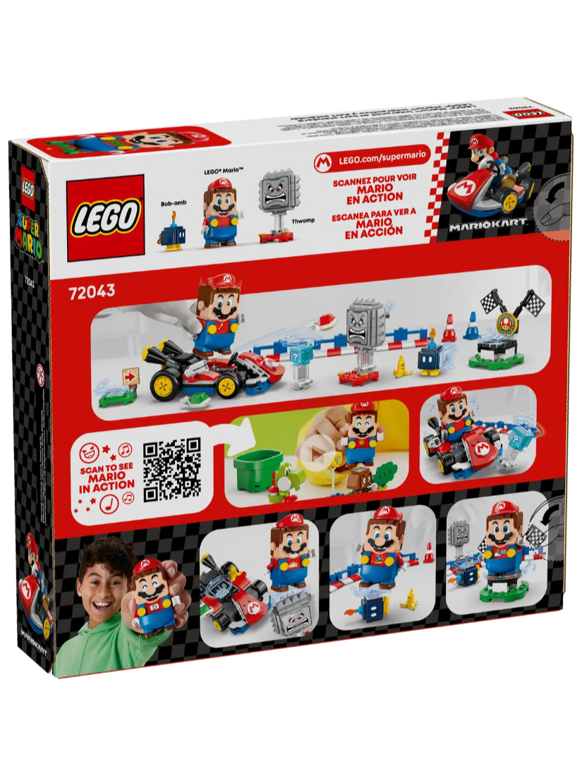 LEGO 72043 瑪利歐賽車™ - 樂高® 瑪利歐與標準車