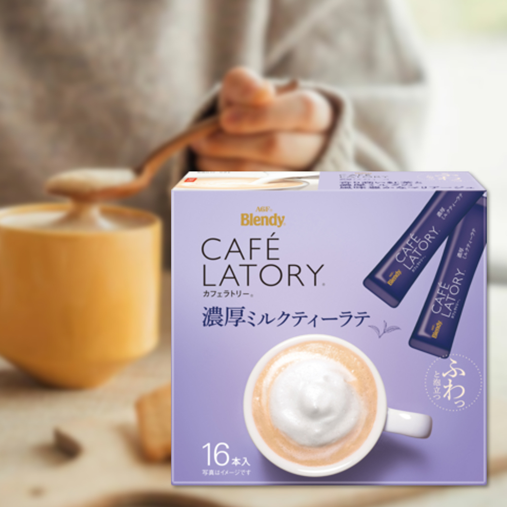 日本 AGF Blendy Latory 濃厚奶茶 16入