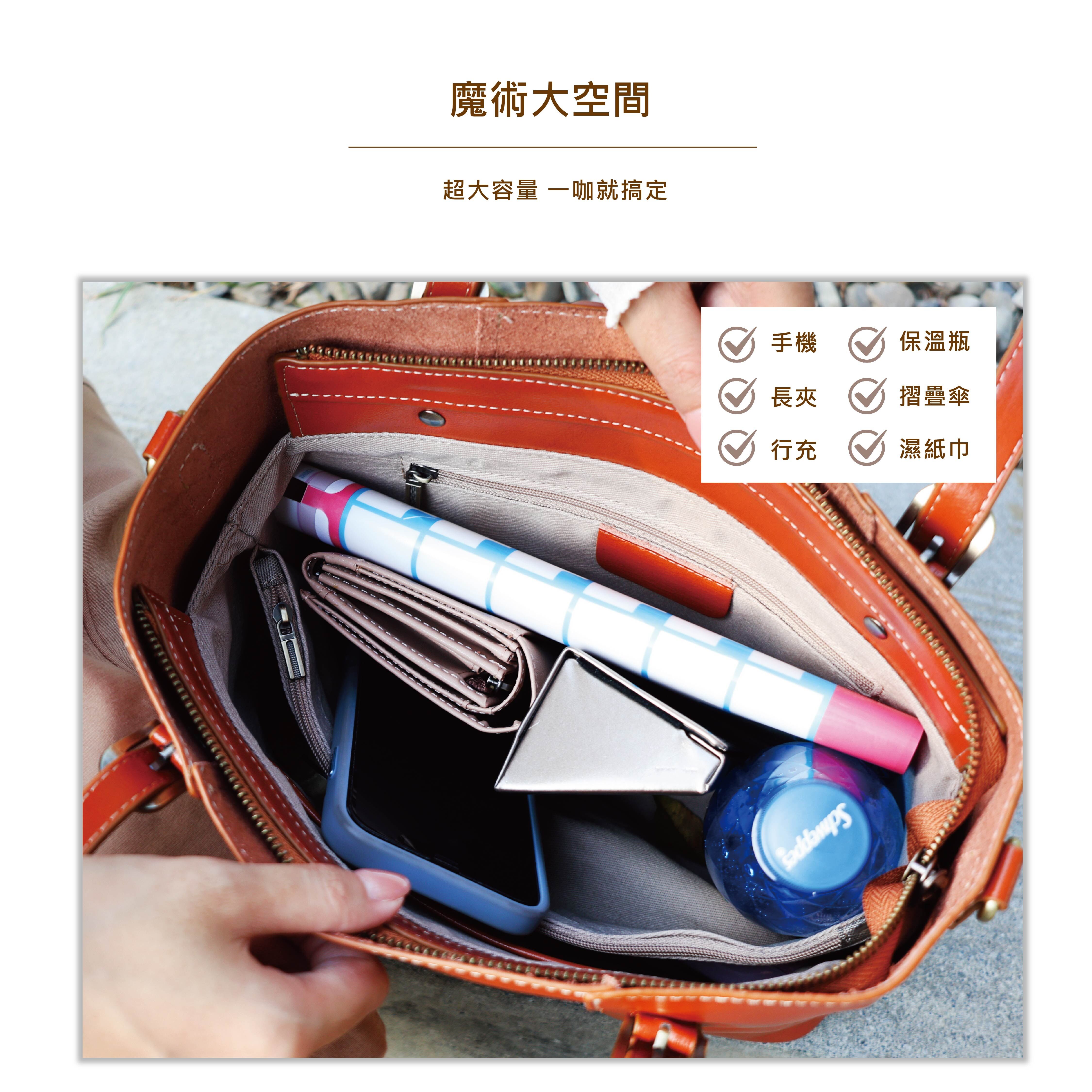 雪莉油蠟方形包，實用容量與日系美學完美融合