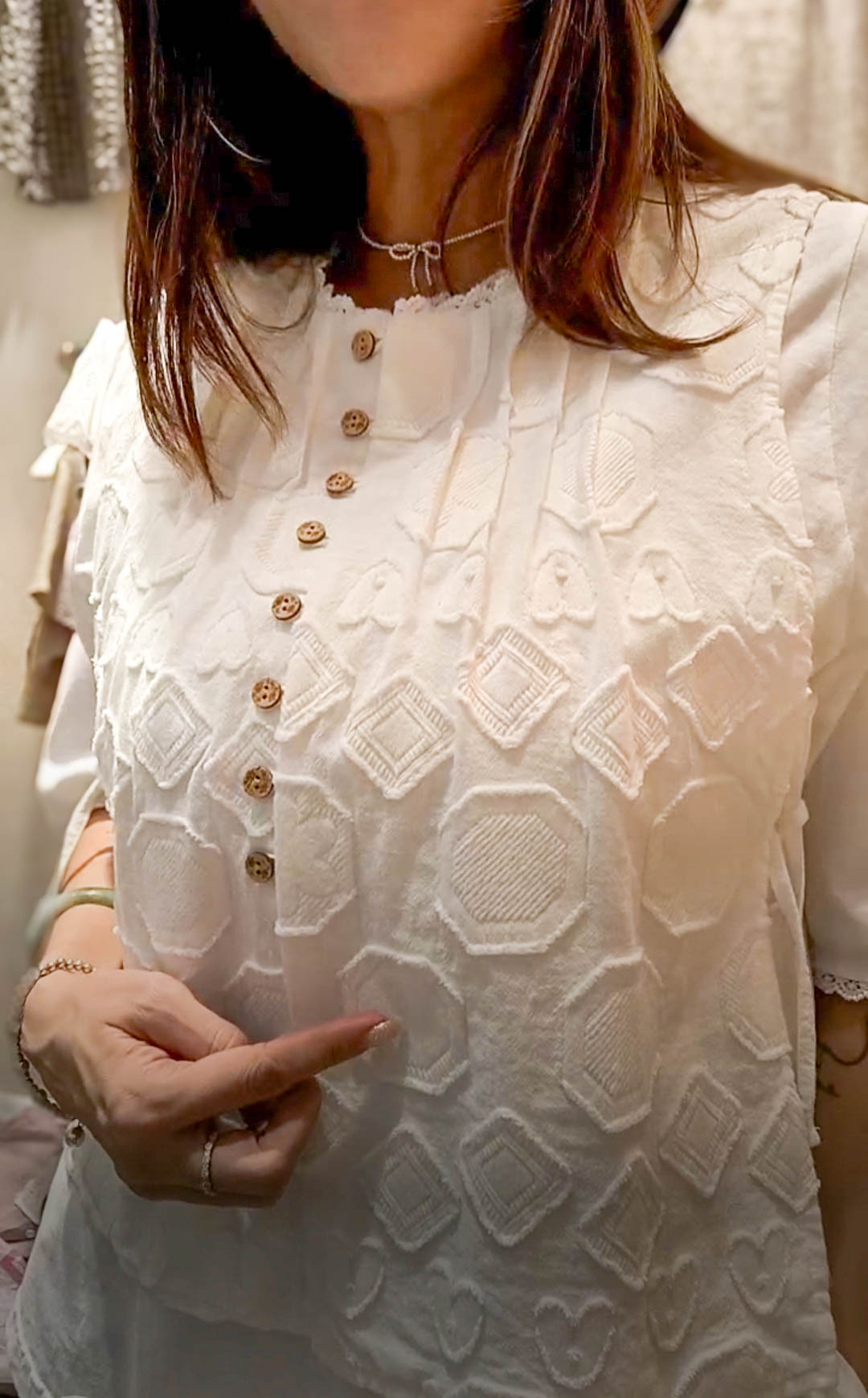 🥰PM_K1526  ▶️排扣背心 👉B:cm L:53cm👈