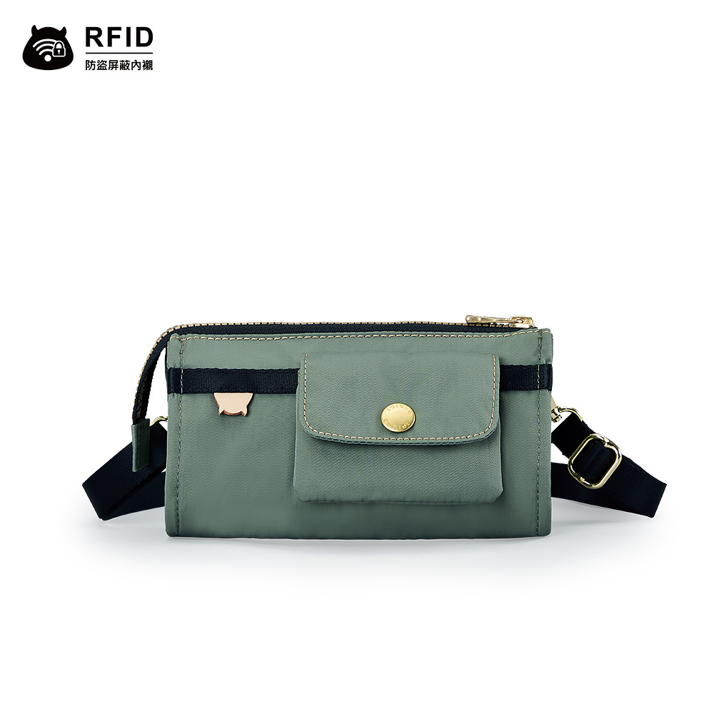 Soldier 長夾斜背包-抹茶拿鐵