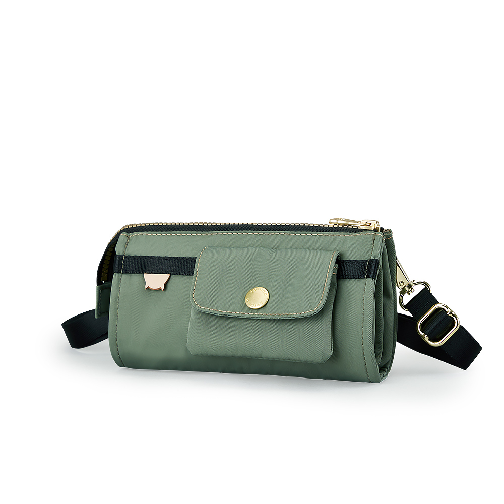 Soldier 長夾斜背包-抹茶拿鐵