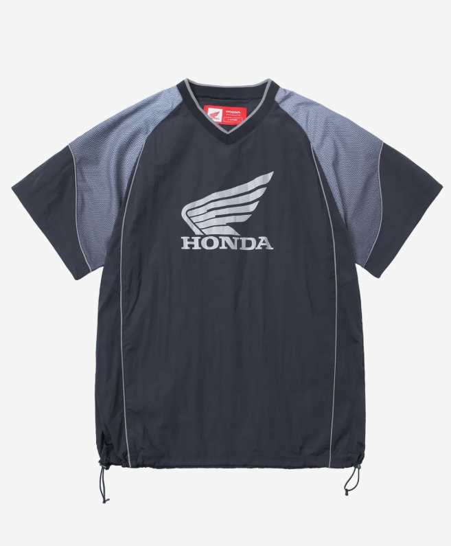 HONDA 本田 / Speed Track Nylon Short Sleeve  Navy Blue / HFM1SS302BNA /   AUG25