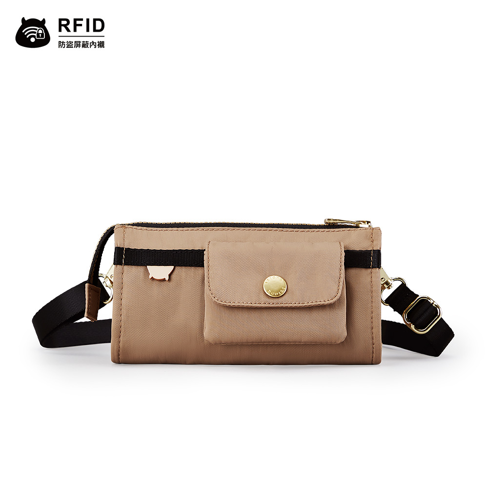 Soldier 長夾斜背包-摩卡慕斯