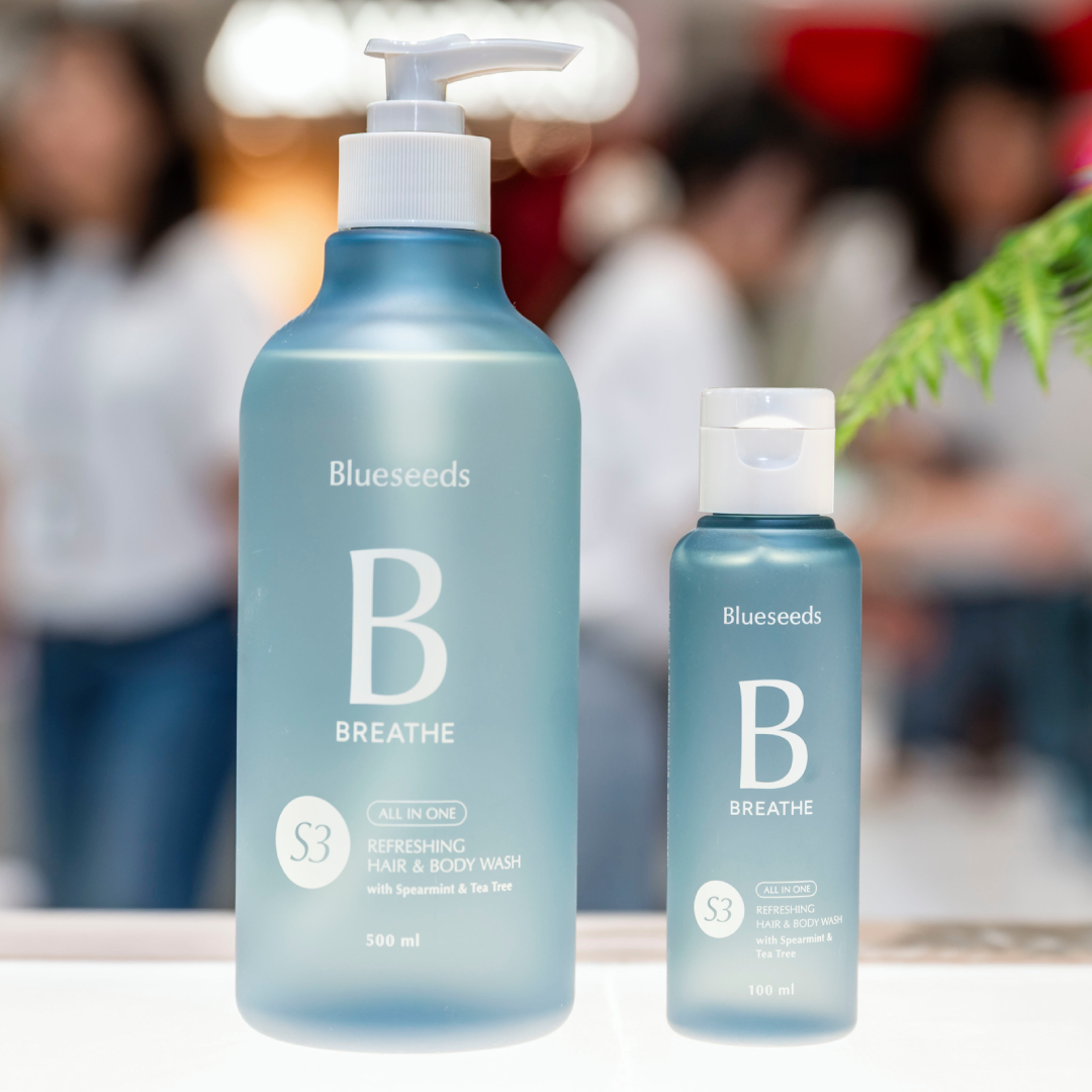 【新品上市】S3 薄荷茶樹全身舒爽潔淨露 500ml / 100ml｜洗髮沐浴 All in one