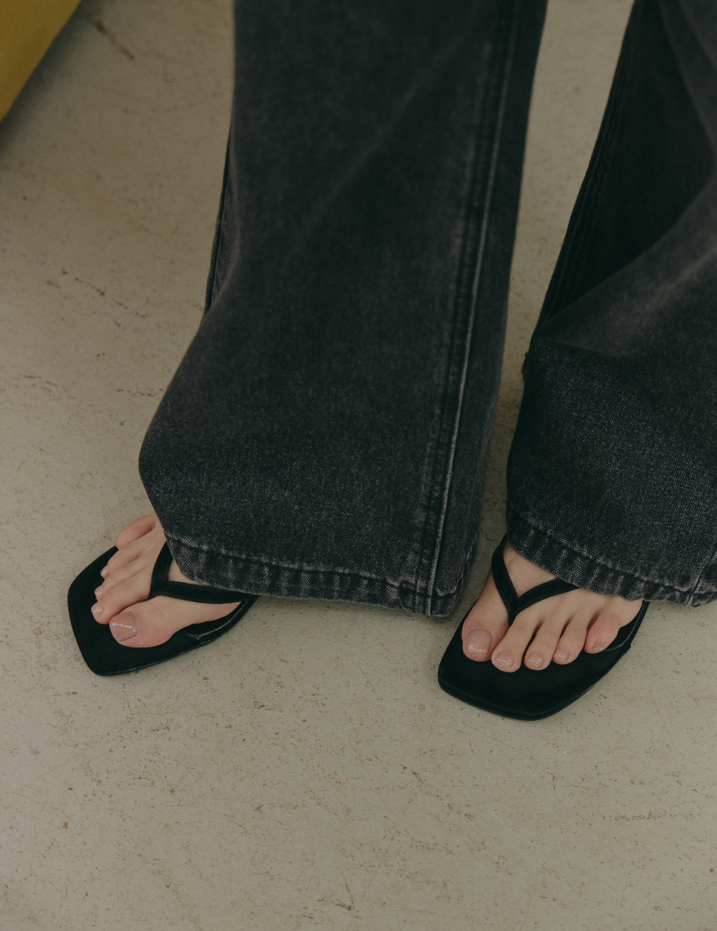 簡約平底夾腳拖鞋（2色/3尺寸）