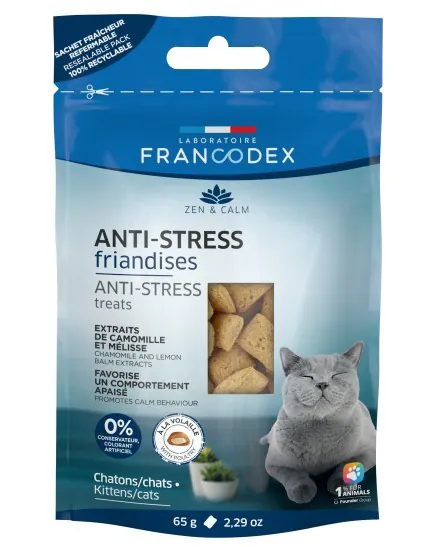 法國Francodex 貓用 寧神抒壓小食 65g