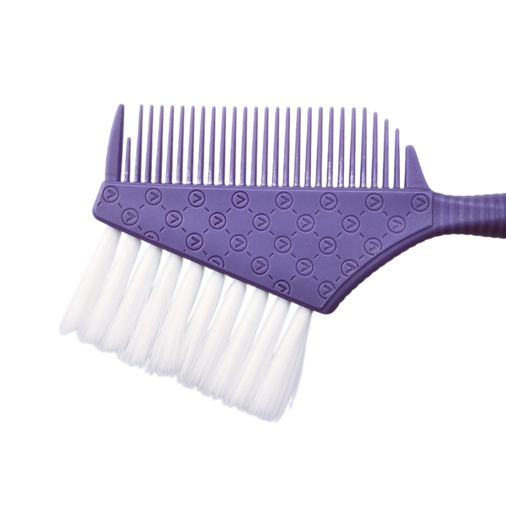 圓柄白細毛染刷