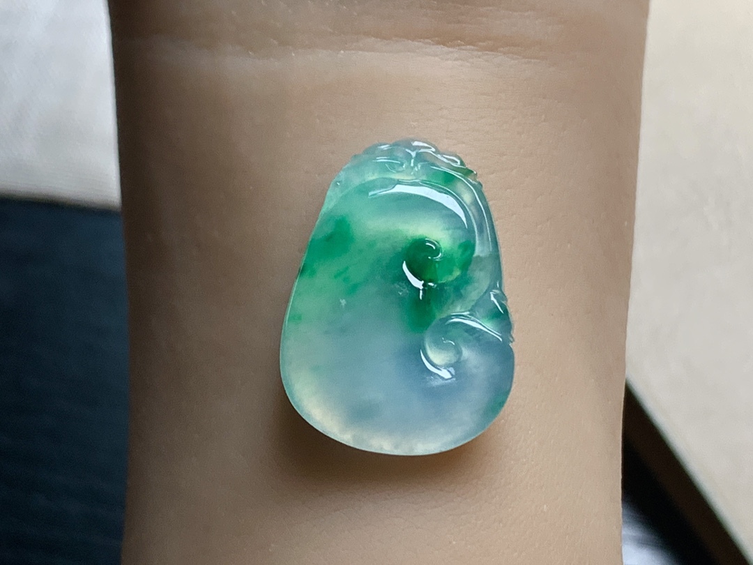 71936 翡翠高冰冰綠如意