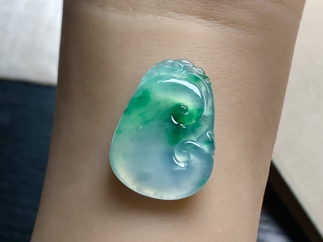 71936 翡翠高冰冰綠如意