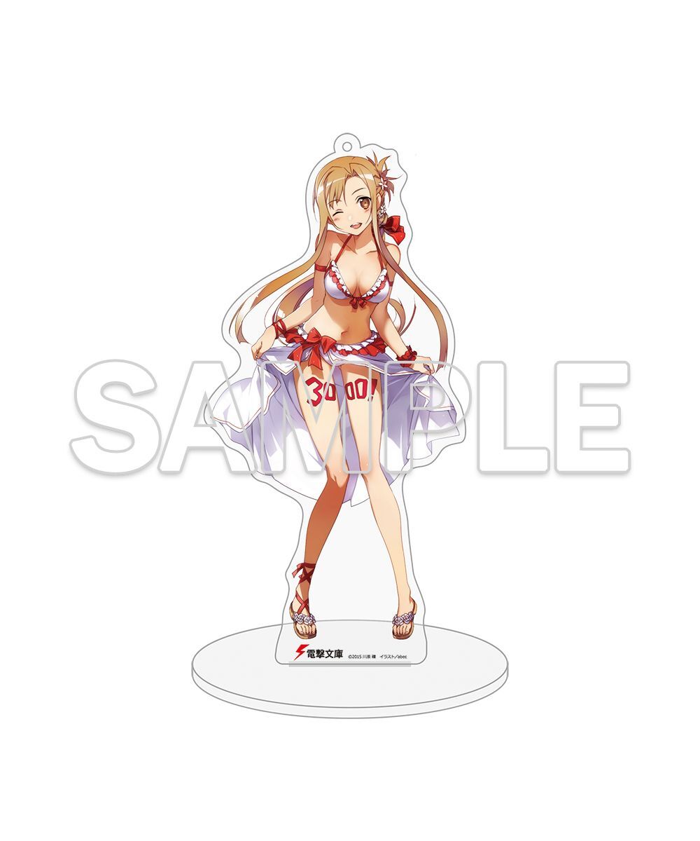 預購-電擊文庫『Sword Art Online刀劍神域』【復刻版】 泳裝壓克力立牌 A【日本進口精品】