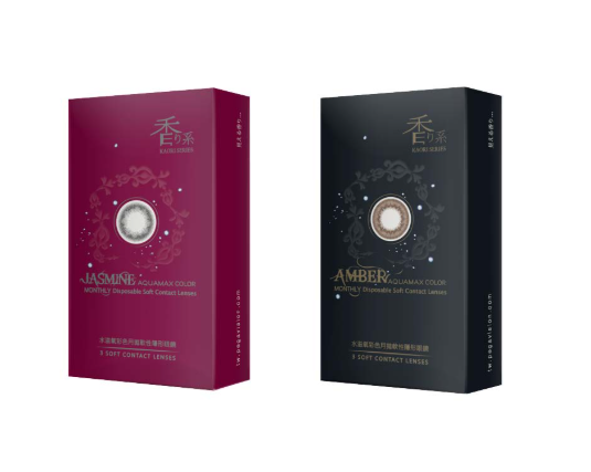 Pegavision晶碩KAORI香水系列彩色月拋3片裝