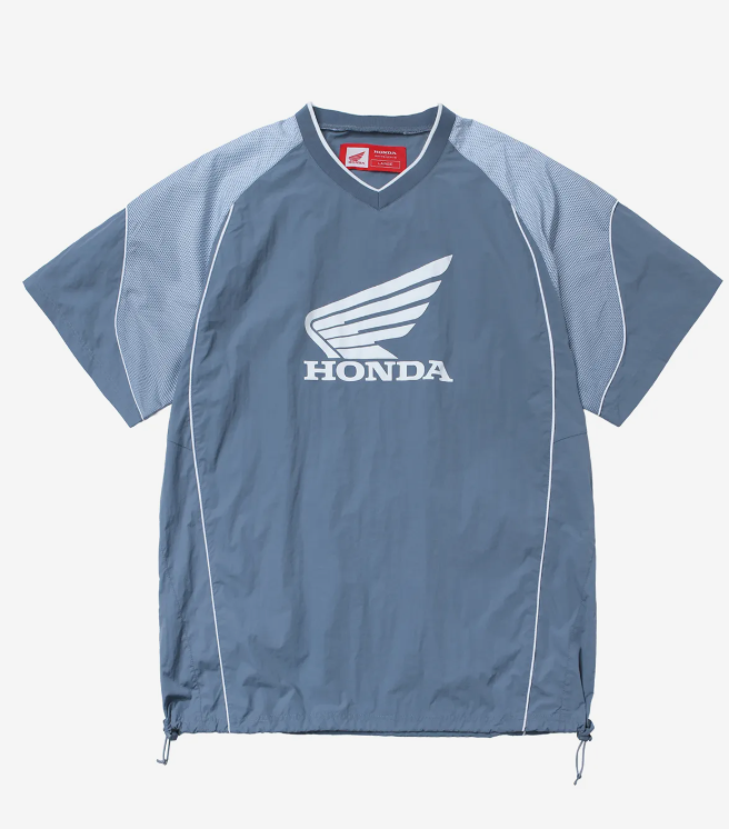 HONDA 本田 / Speed Track Nylon Short Sleeve Blue  / HFM1SS302BLB  /   AUG25