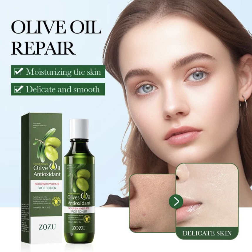 ZOZU Olive Oil Antioxidant Nourish Hydrate Face Toner 150ml