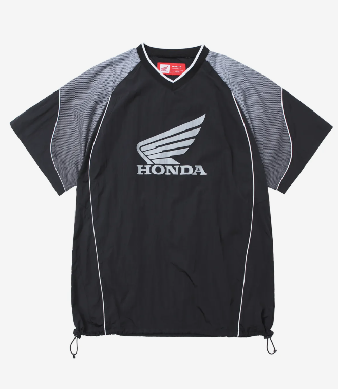HONDA 本田 / Speed Track Nylon Short sleeve black  / HFM1SS302BBK  /   AUG25
