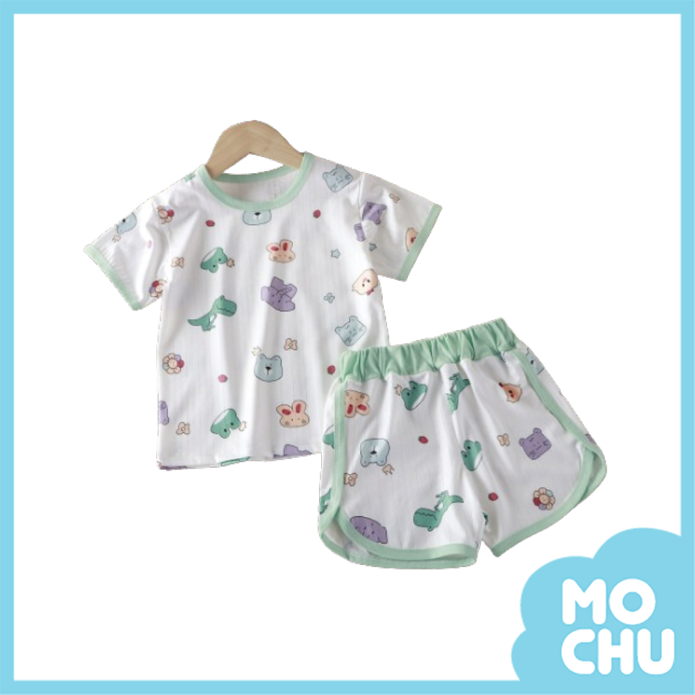 大象動物們短袖家居套裝
