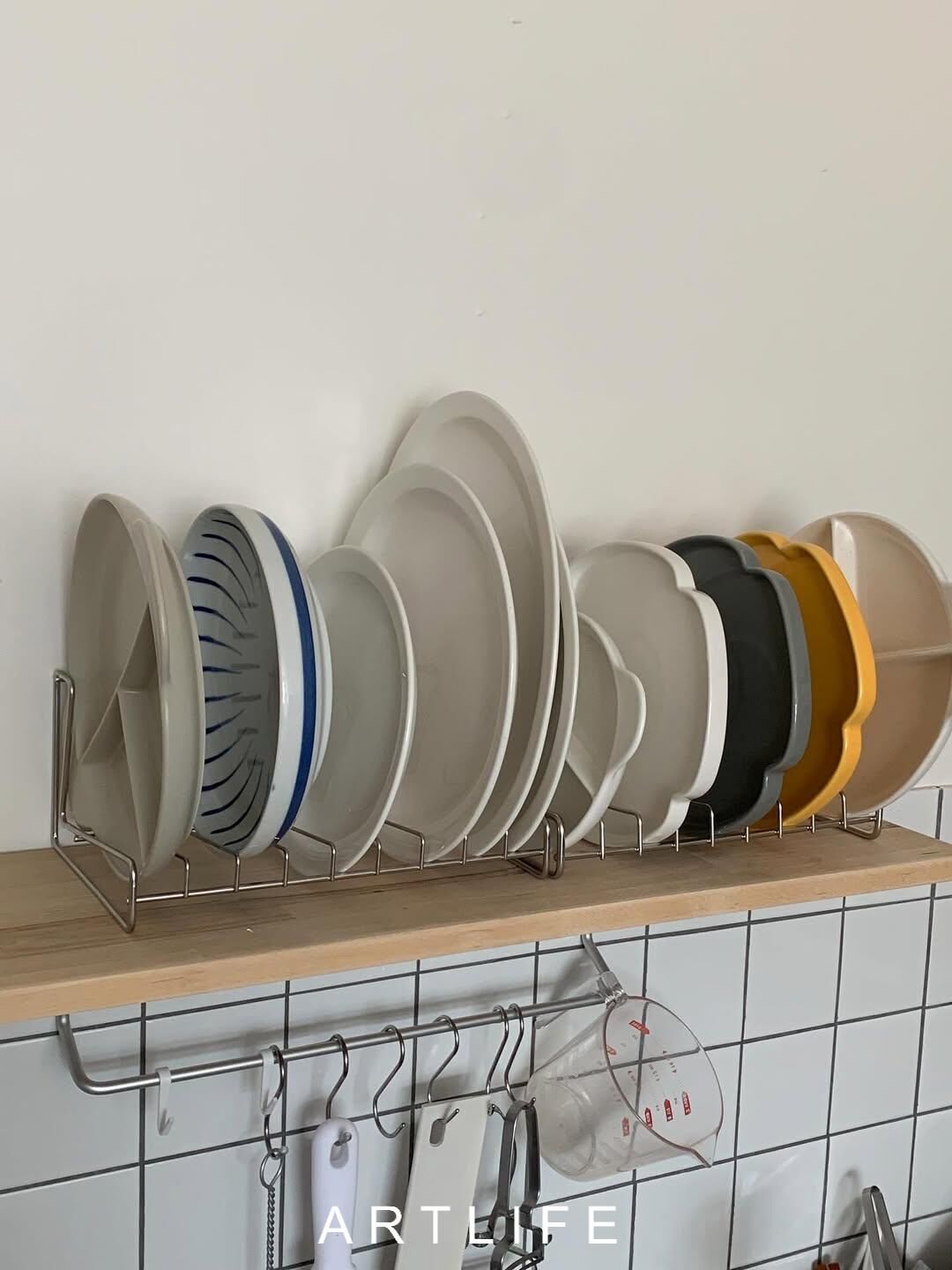 housing 不鏽鋼盤碟收納架