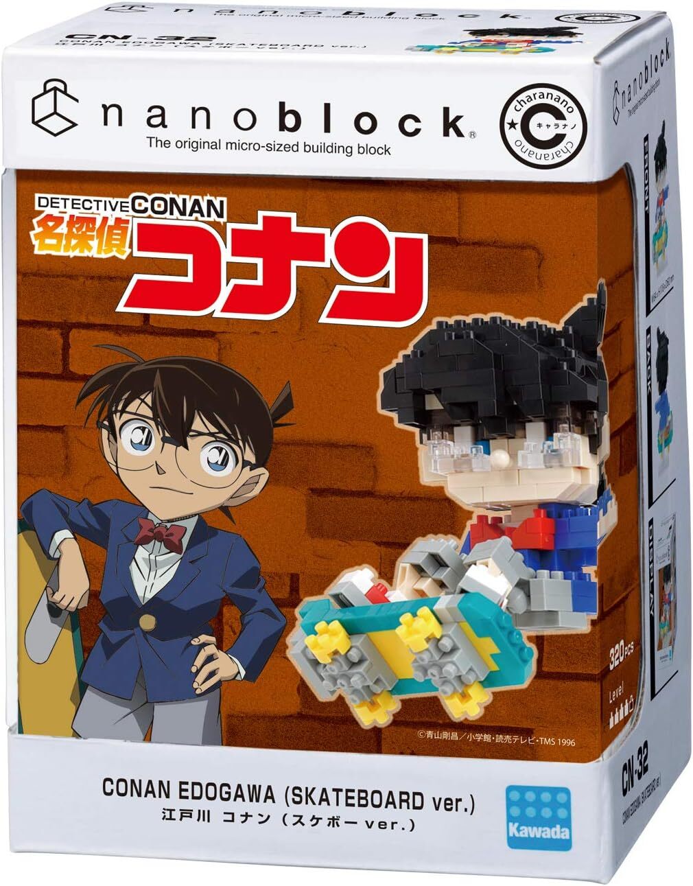 Nanoblock 迷你積木 CN-32 Charanano 江戶川柯南 滑板ver.