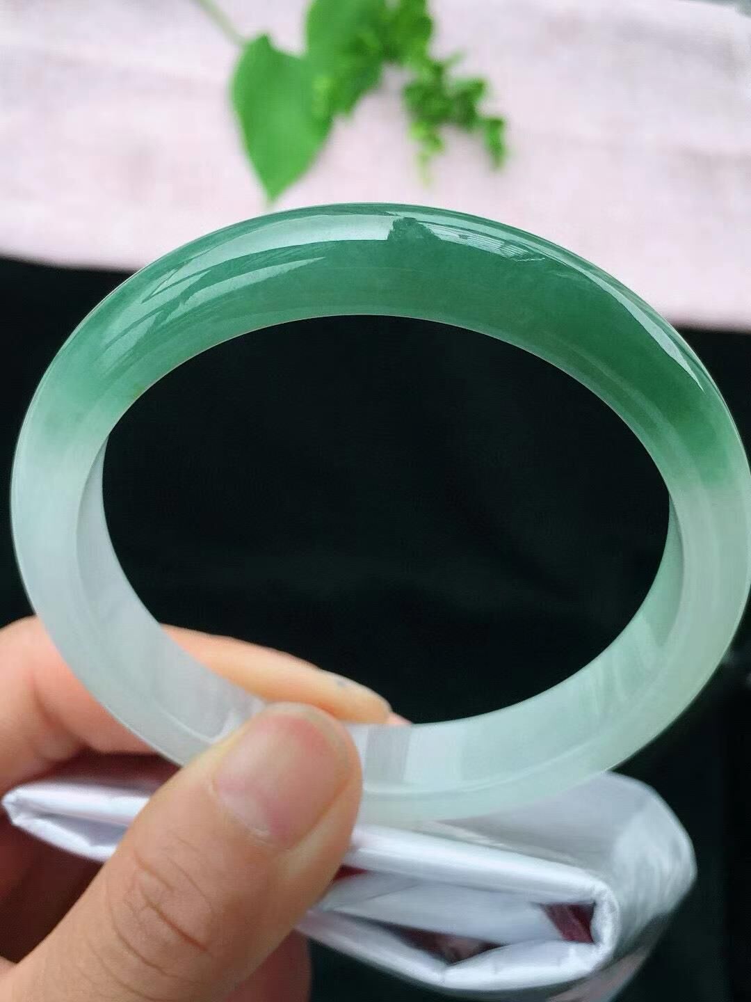 7195857 63mm冰油翡翠手鐲 (62以上)