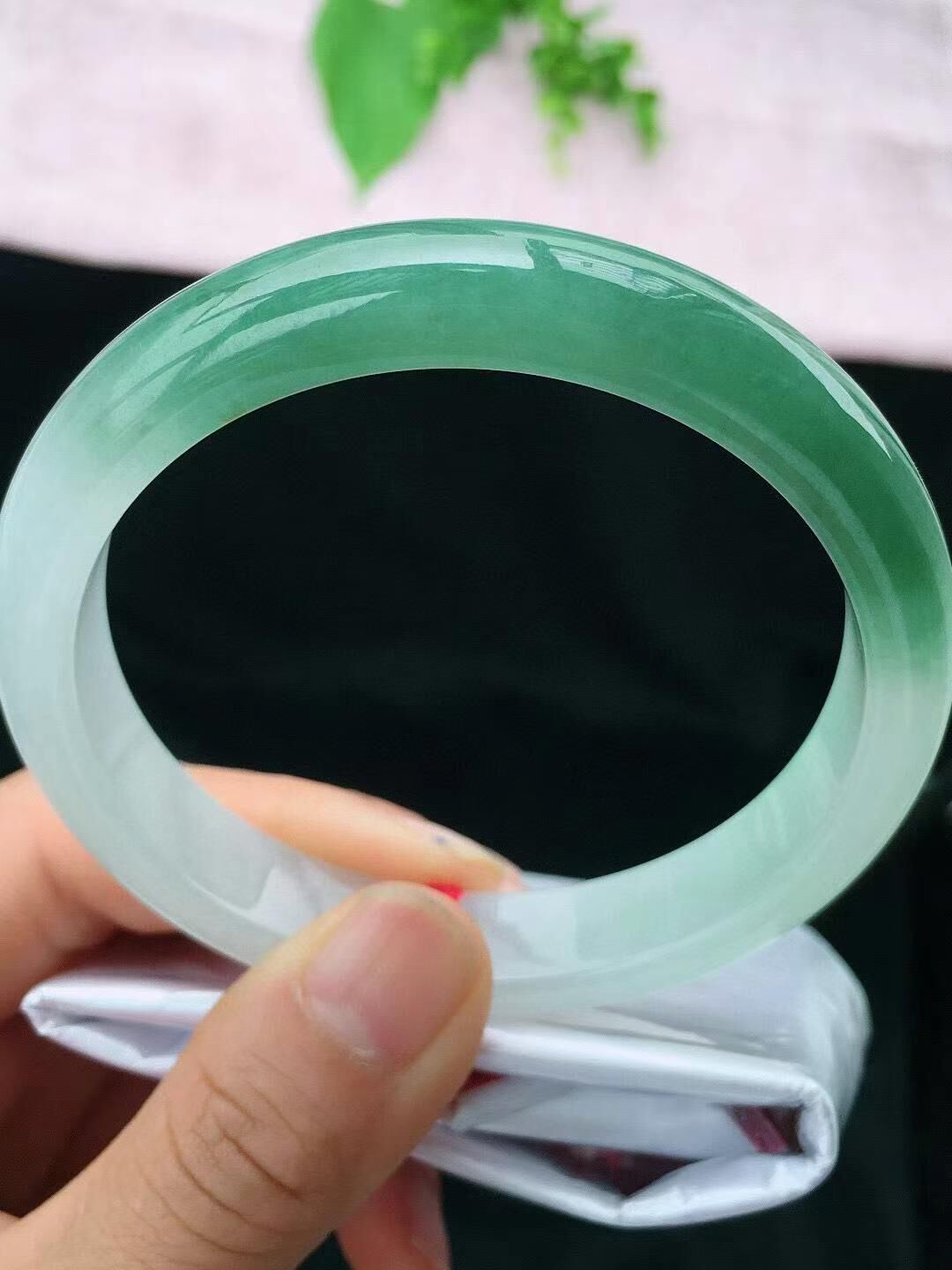 7195857 63mm冰油翡翠手鐲 (62以上)