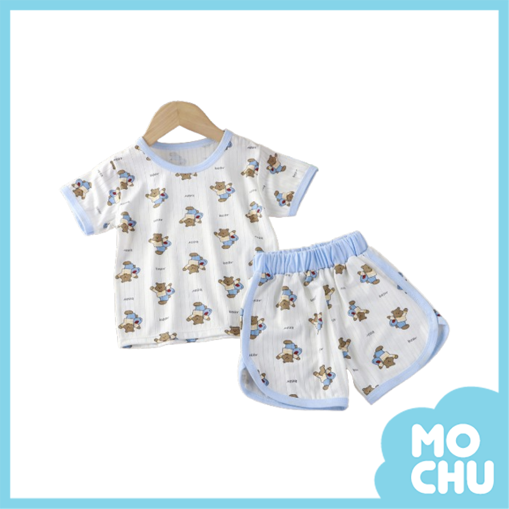 小熊逛街去短袖家居套裝