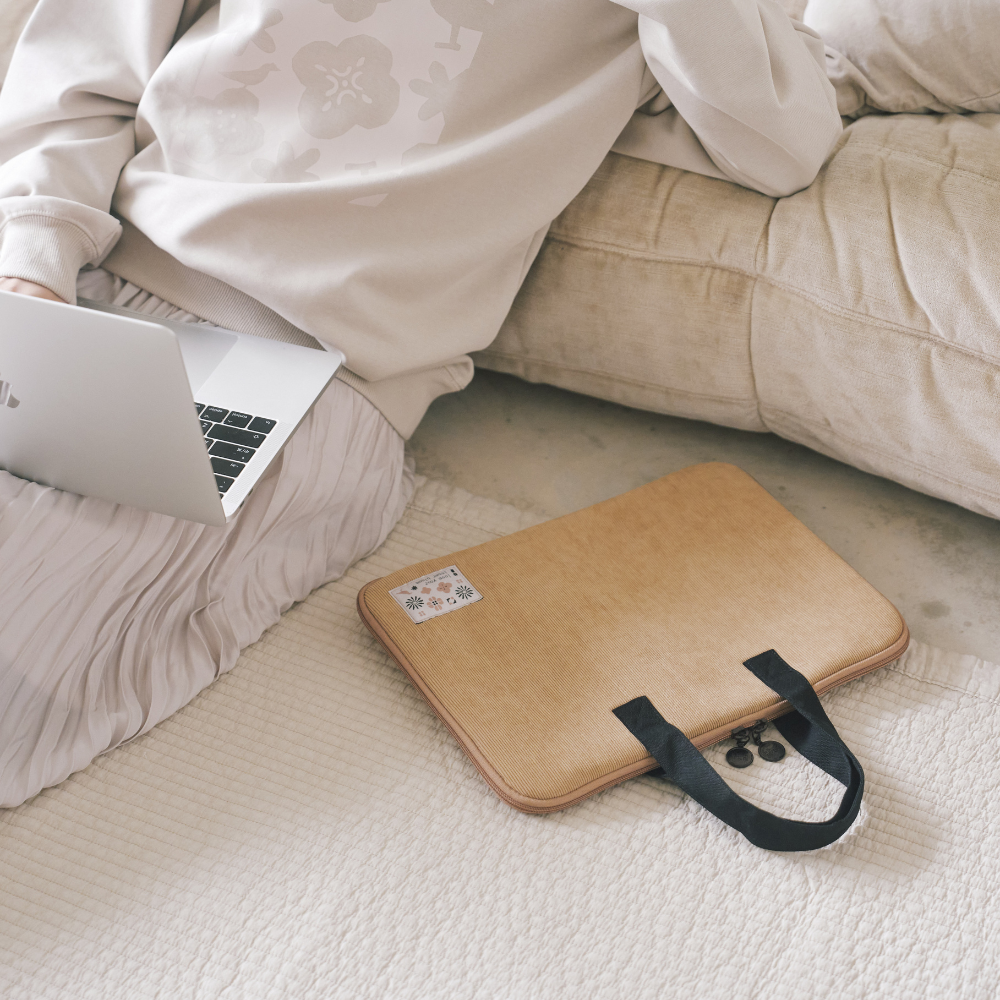 印花樂13吋筆電收納包-差旅款/"I"系列/大地棕