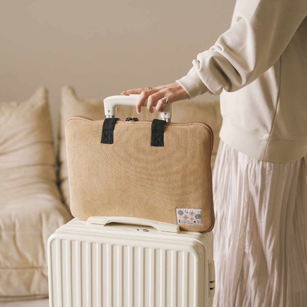 印花樂13吋筆電收納包-差旅款/"I"系列/大地棕