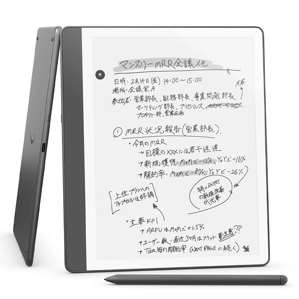 亞馬遜 - 2024 Kindle Scribe 電子書閱讀器(64GB 高級筆)｜Ks106