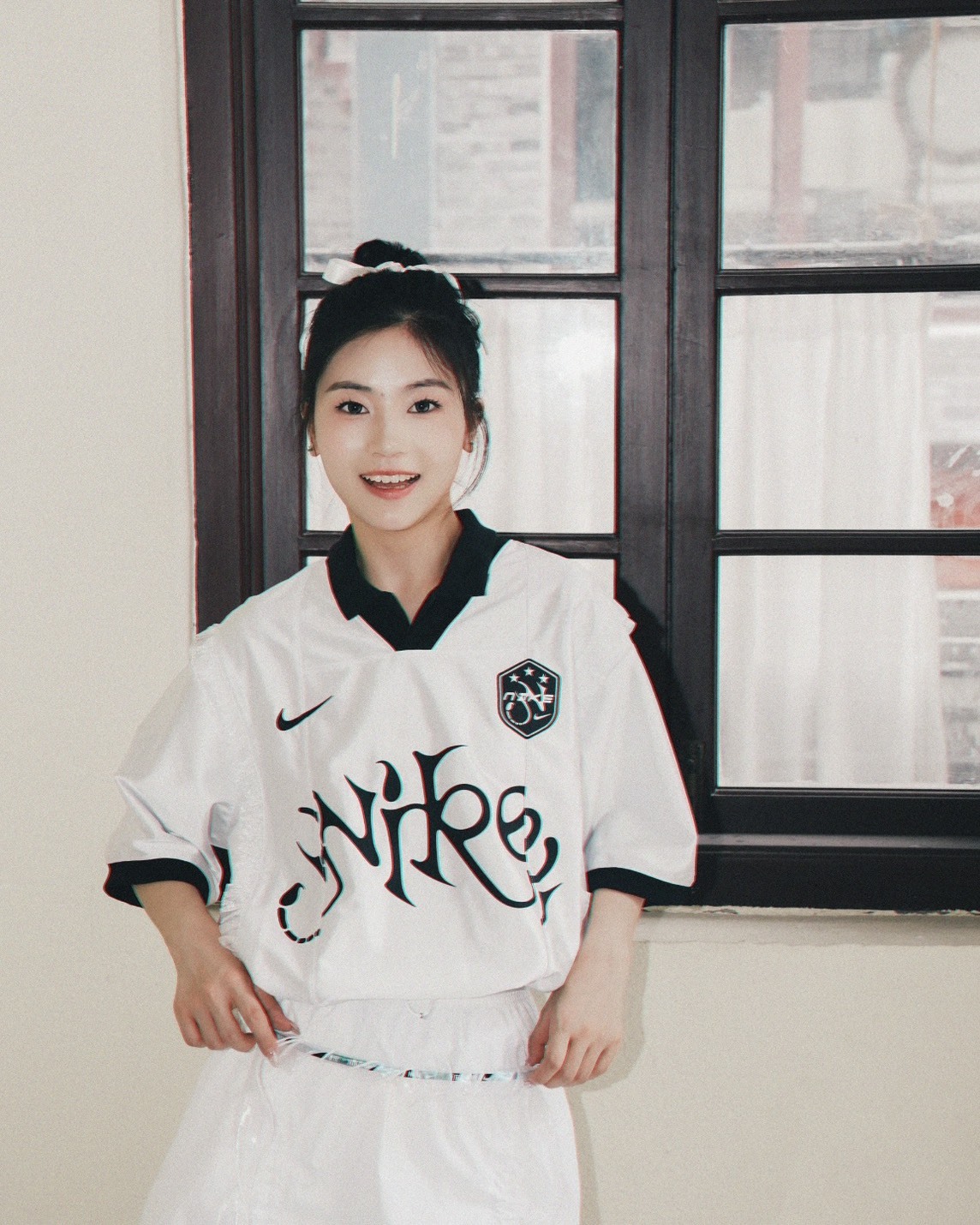 Nike Sportswear 滾邊蕾絲寬鬆球衣