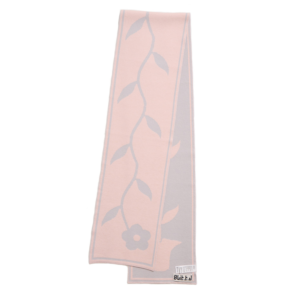 Hai‘an Road Flower Very Tall Scarf- Pink