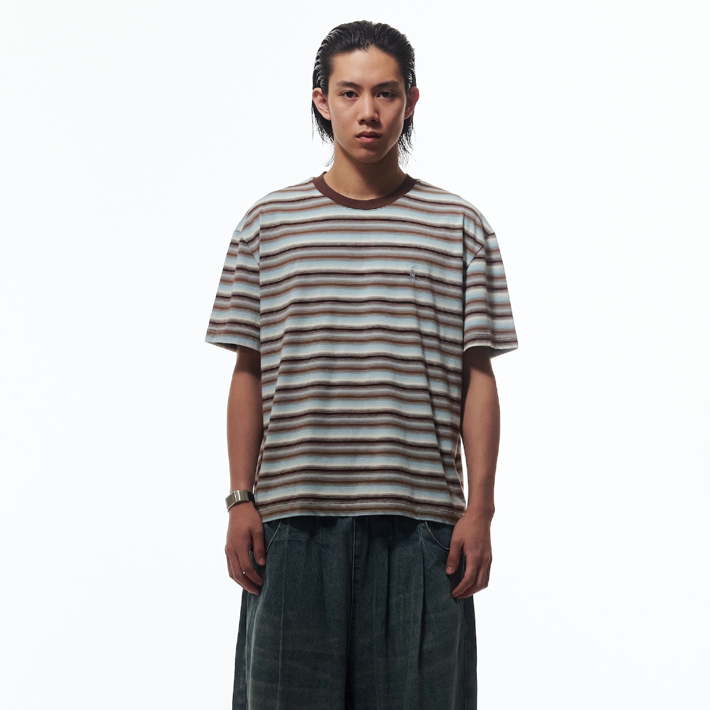 WTNC Wolf Of Wall Striped Tee