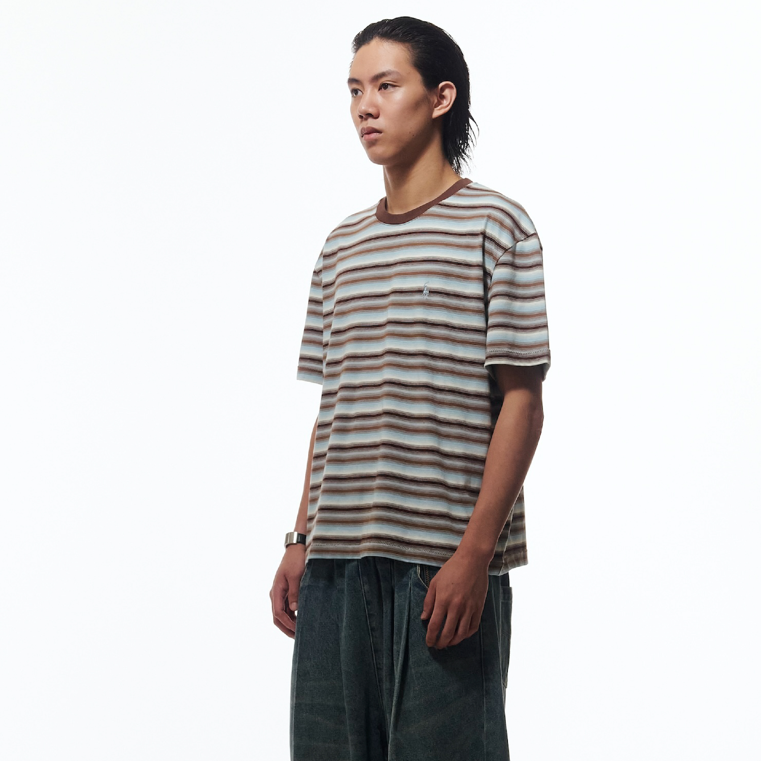 WTNC Wolf Of Wall Striped Tee