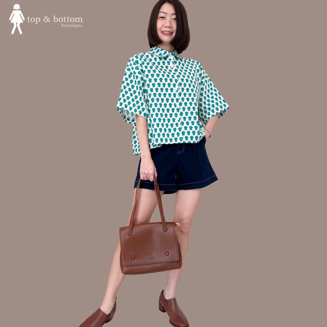 DENIM HIGH WAISTED SHORTS