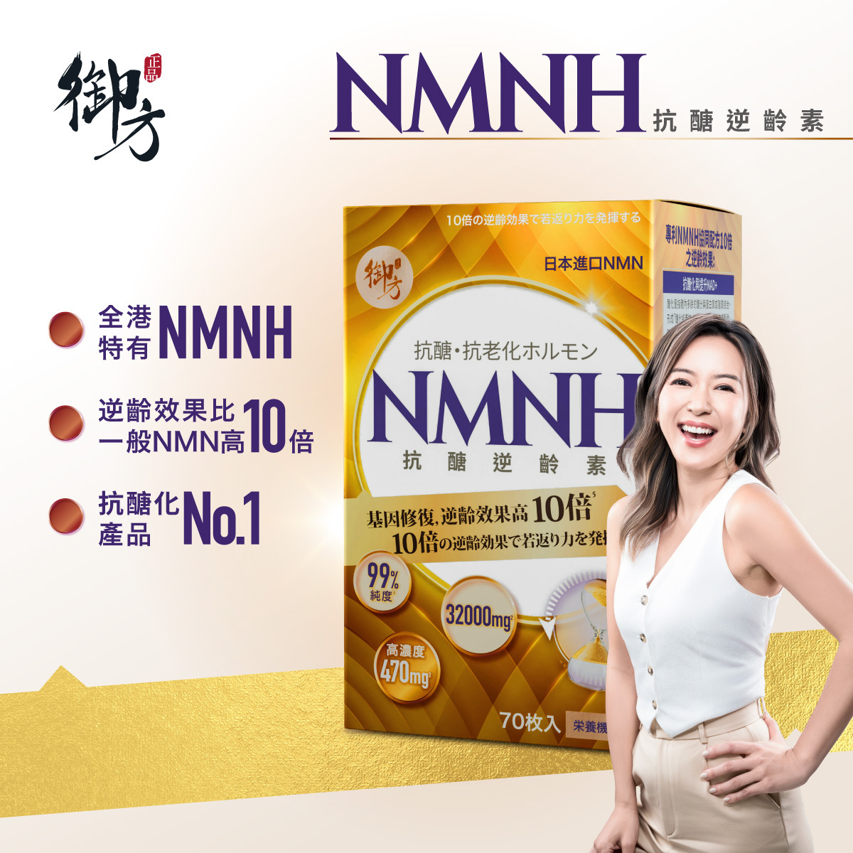 NMNH抗醣逆齡素 (70粒)