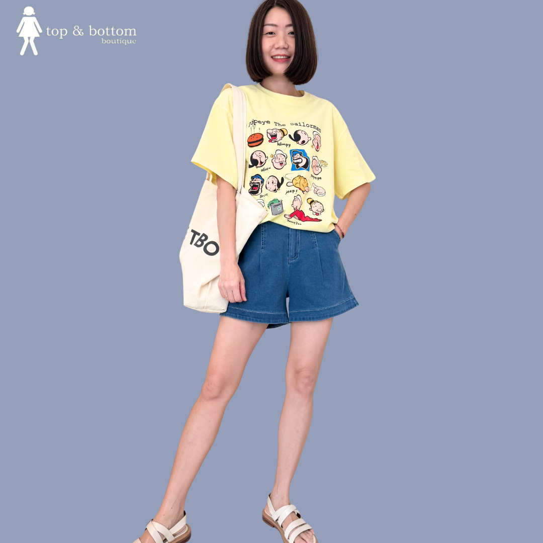 SHORT SLEEVE POPEYE LONG TEE