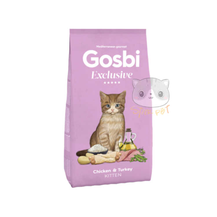 Gosbi Exclusive - Cat chicken & turkey kitten 1.5kg