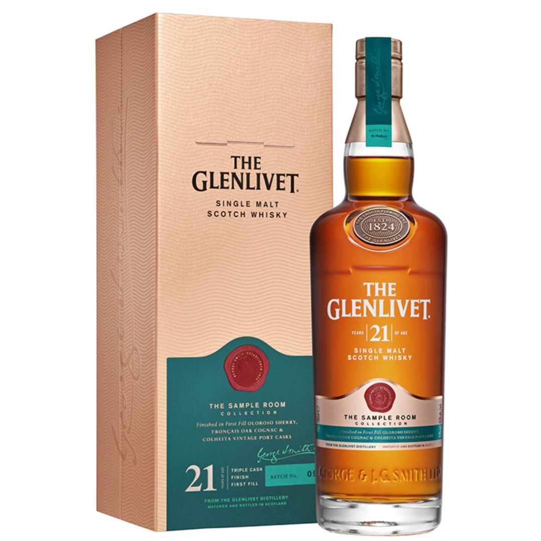The Glenlivet 21 Years Single Malt Scotch Whisky 700mL