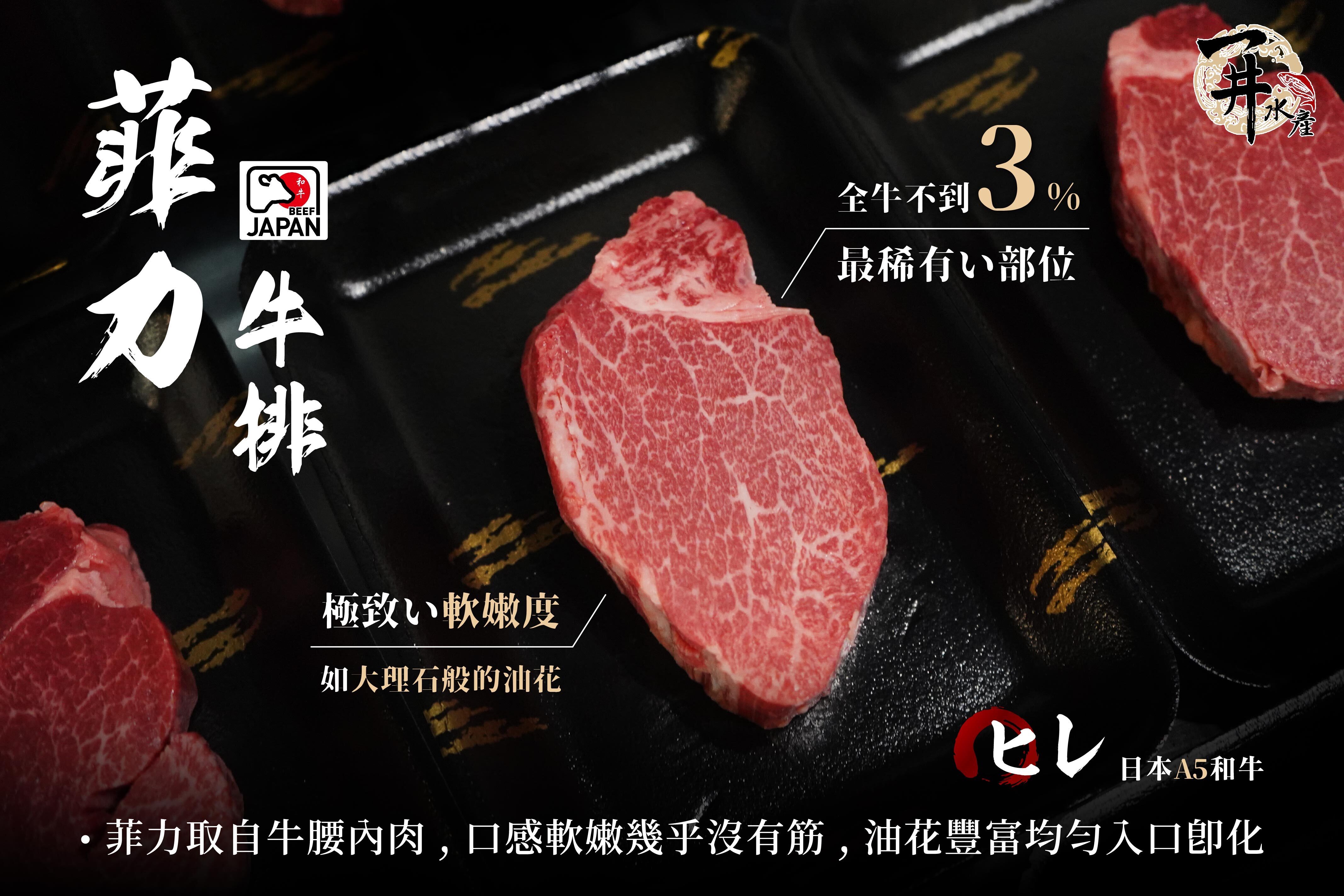 日本A5和牛 菲力牛排/燒肉