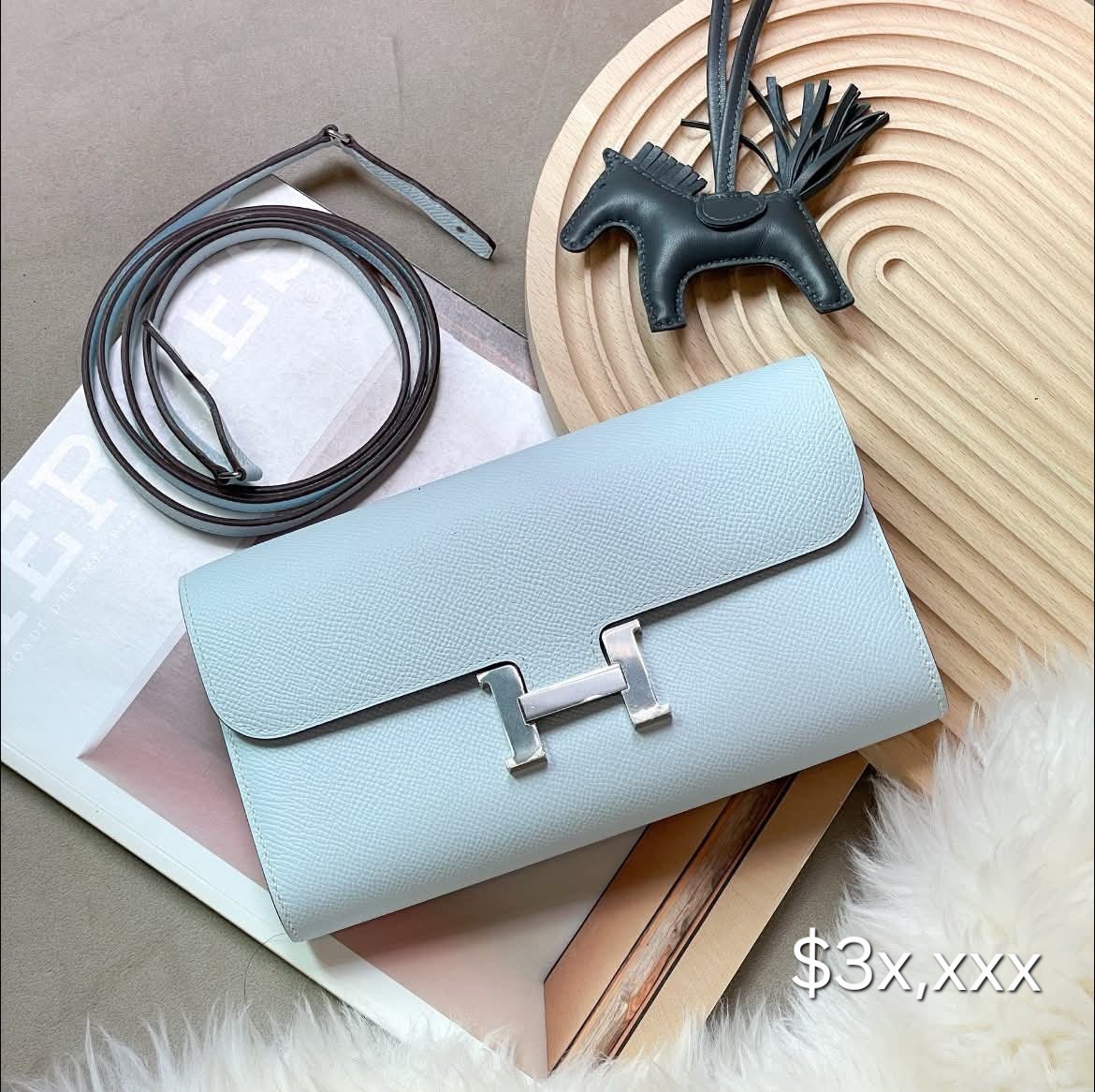 Preloved Hermès Constance to go Epsom leather Bleu Brume HK$3x,xxx (HK$2,000 即時落訂)